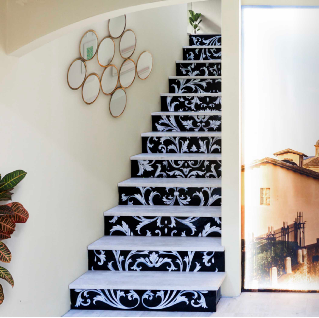 Glazed Lava Stone Stairs and Steps